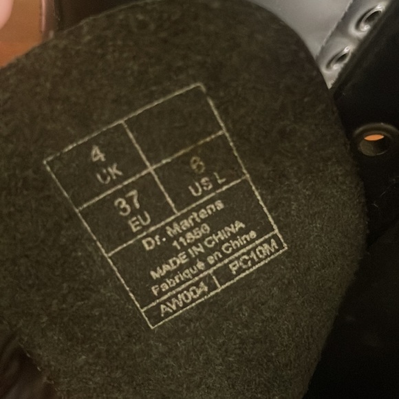 *LIKE NEW* DR. MARTENS 1914 SMOOTH LEATHER TALL BOOTS - Picture 7 of 9